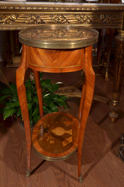 19th Century 19th c Louis XV side table For Sale