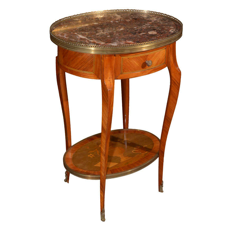 19th c Louis XV side table For Sale