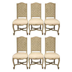Antique Louis XV Dining Chairs (set of 6)