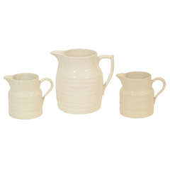 Collection of Three Dairy Jugs by Sadler, England c. 1900