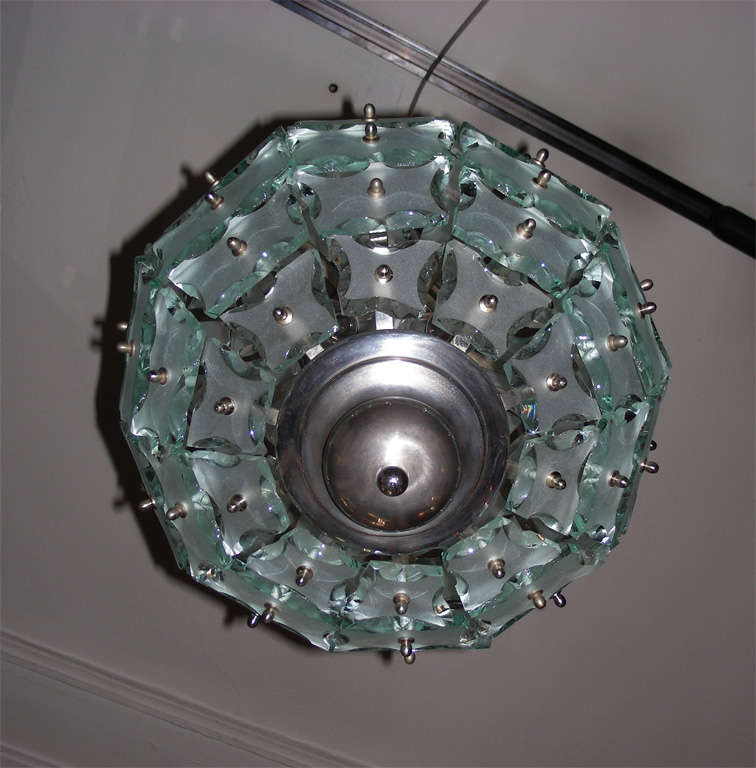 Piccolo lampadario anni '70 di Quattro Zero In condizioni buone in vendita a Paris, FR