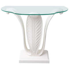 Hollywood-Regency Style Console Table, Attributed to Grosfeld House, 1940s