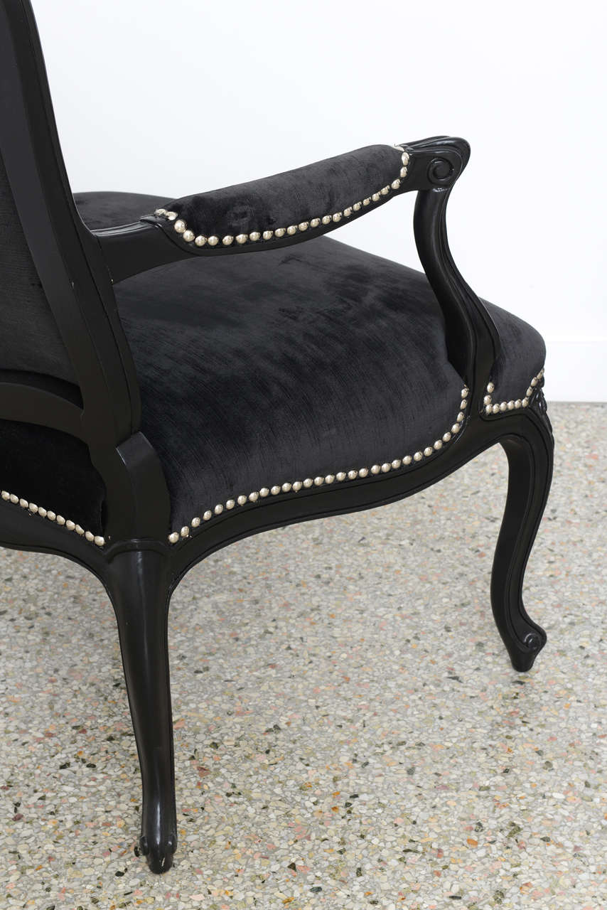 Pair of 1940s Hollywood Regency Bergeres 6