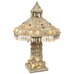 Victorian Shell Lamp