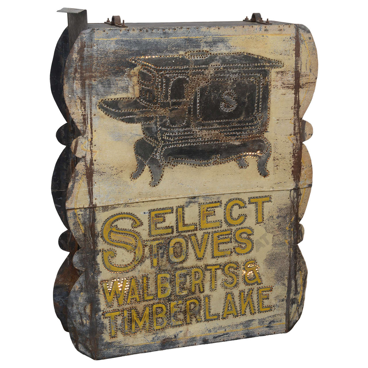 1910 Advertising Sign For Sale