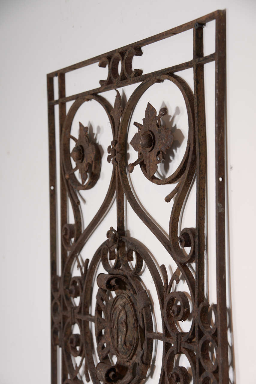 18th Century and Earlier 18th Century Hand-Wrought Iron Decorative Piece