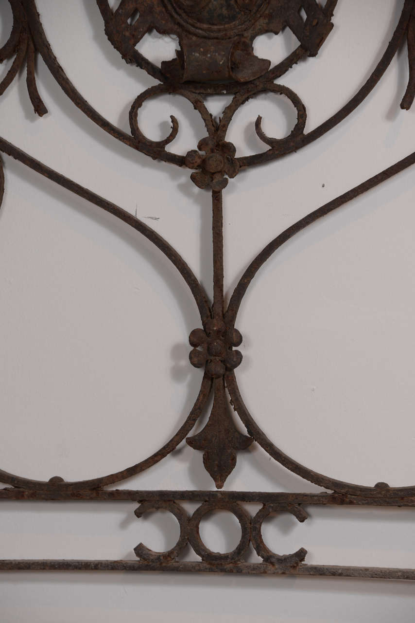 18th Century Hand-Wrought Iron Decorative Piece 2