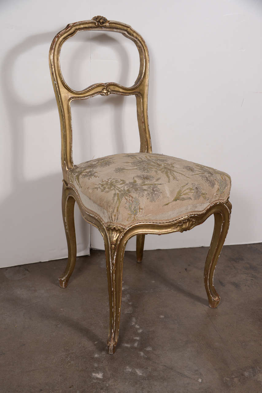 French Pair of 18th Century Chairs For Sale