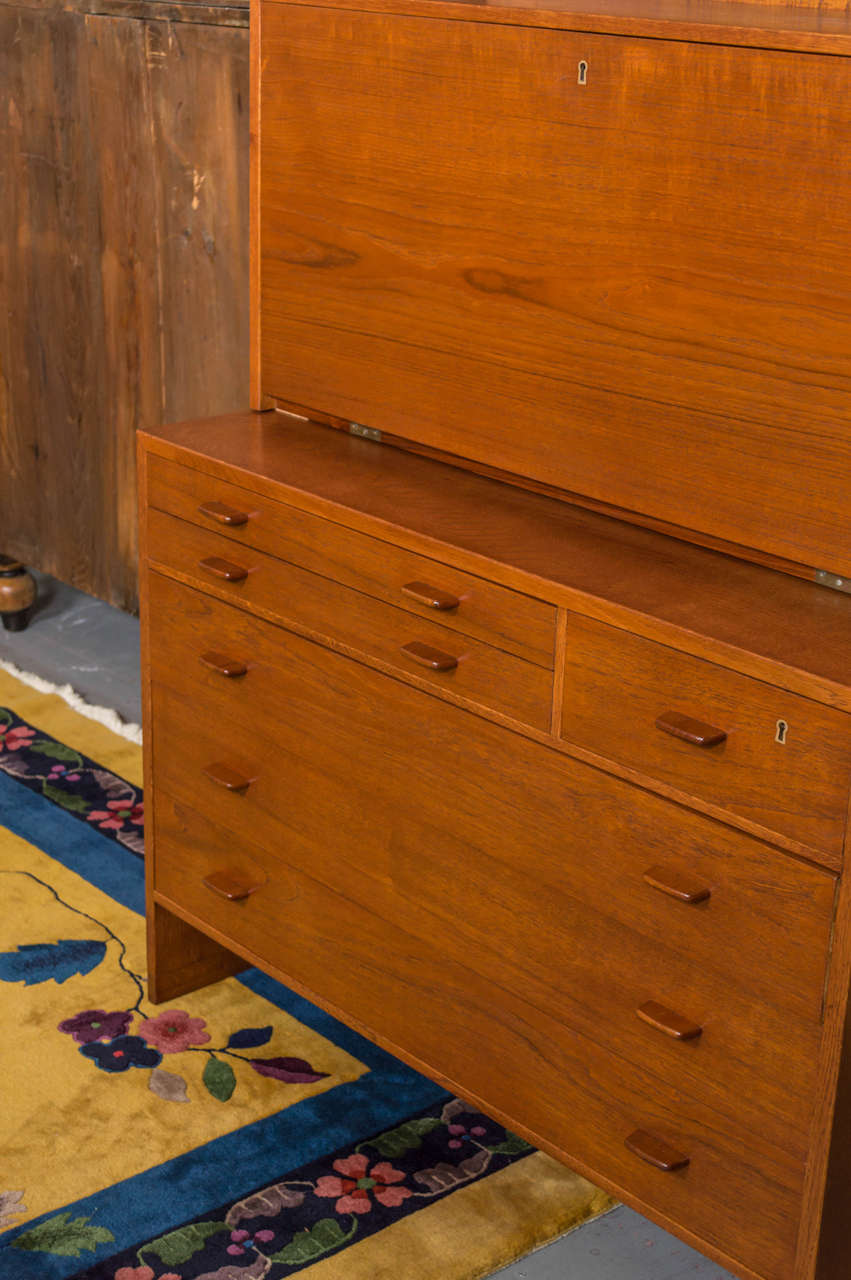 Hans Wegner Kommode oder Sekretär für RY Mobler (Skandinavische Moderne)