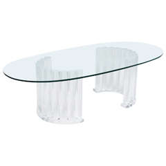 Lucite Coffee Table