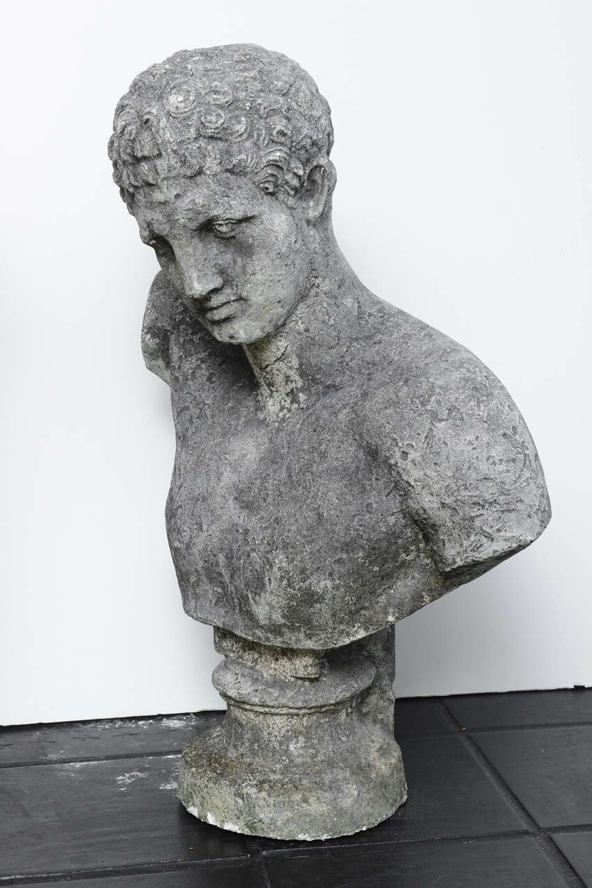 Classical Cement Vintage Bust