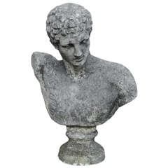 Classical Cement Vintage Bust