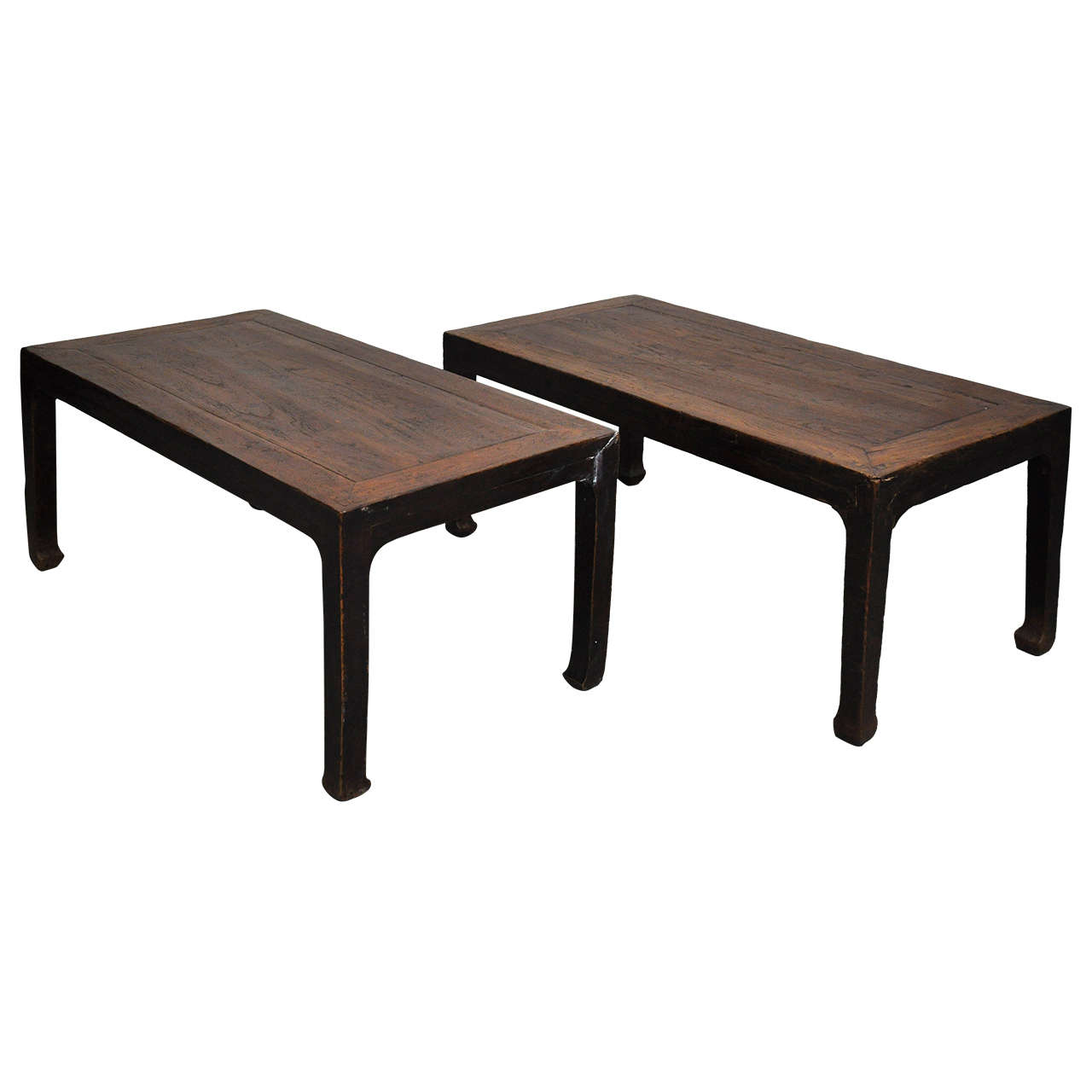 19th Century Pair of Chinese Coffee or Side Tables