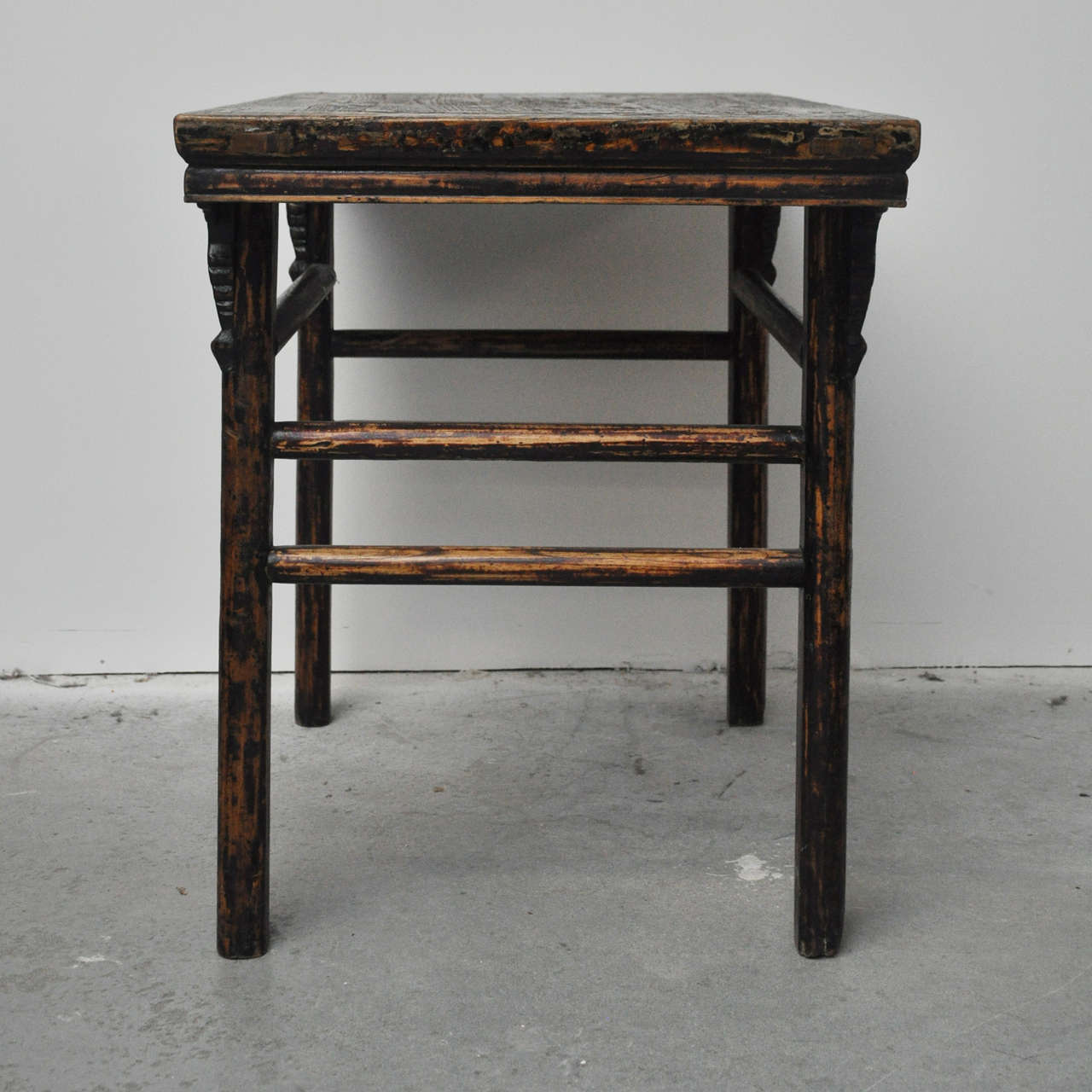 17th Century Elm Chinese Wine Table or Side Table 5