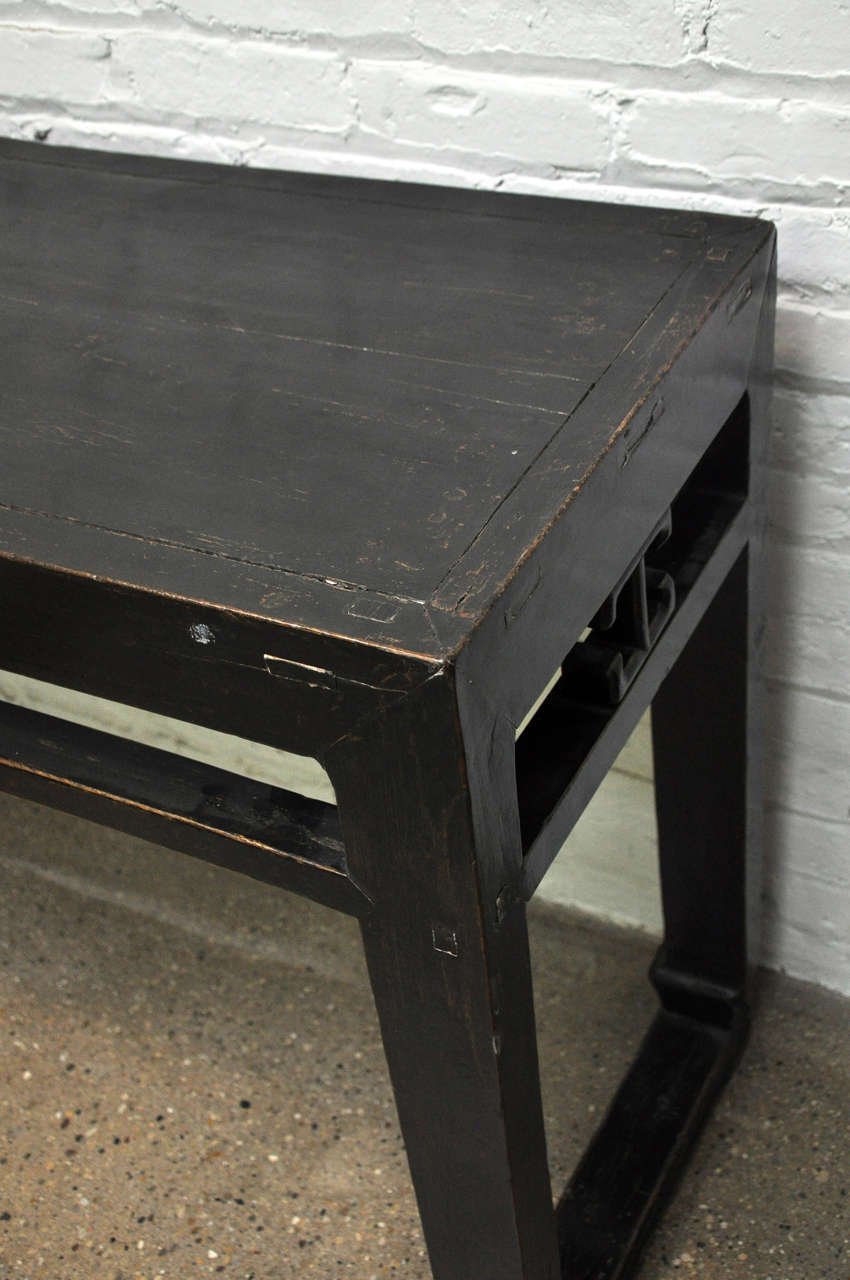 Long Black Lacquer Chinese Table 1