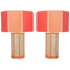 Pair of Table Lamps by Ado Chale