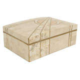 Maitland-Smith Tessellated Mineral Inlay Box