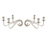 Pair of  Modernist  Candelabra