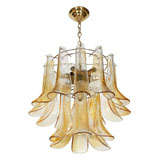 Elegant Mazzega Petal Chandelier