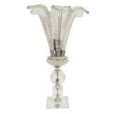 Elegant Grosfeld House Crystal Plume Table Lamp