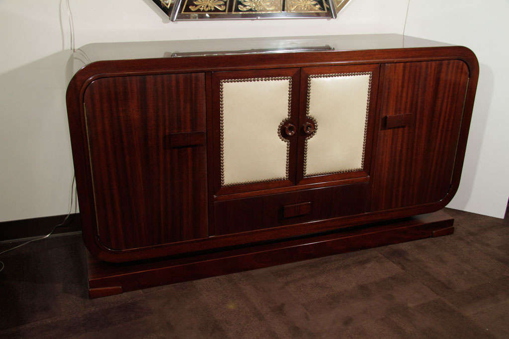 Art Deco Streamline Sideboard Custom Designed by Gilbert Rohde