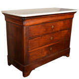 Louis Philippe Four Drawer Walnut Chest