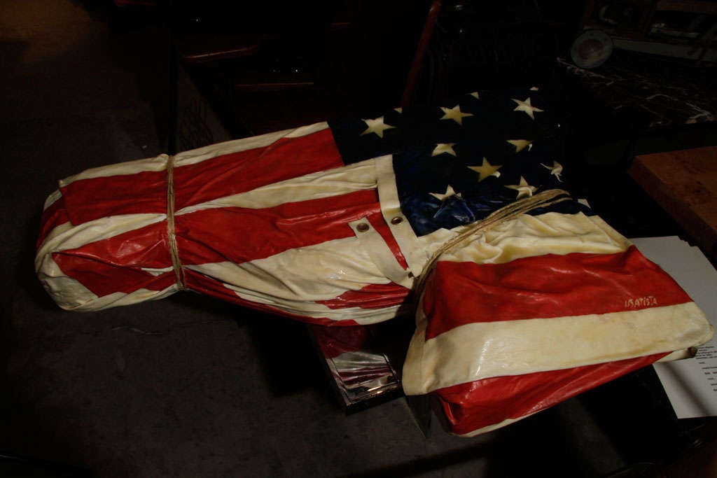 Contemporary American Flag Sculpted Gun