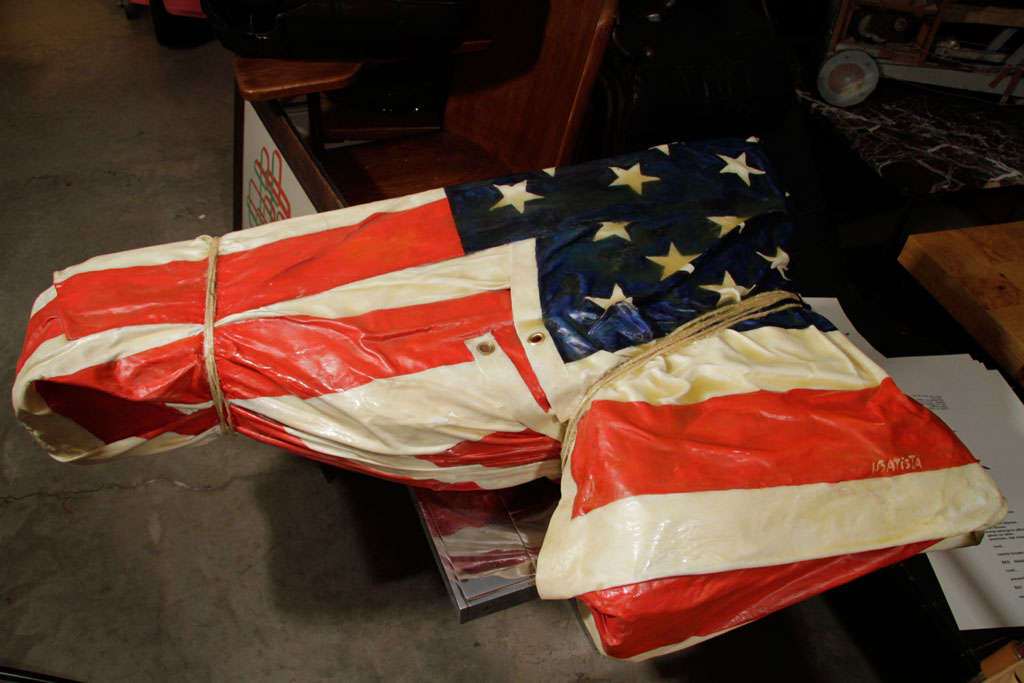 Resin American Flag Sculpted Gun