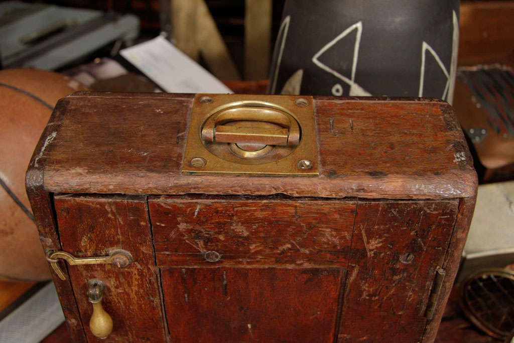Rare 19th  Century  Fitted Tool Box 3