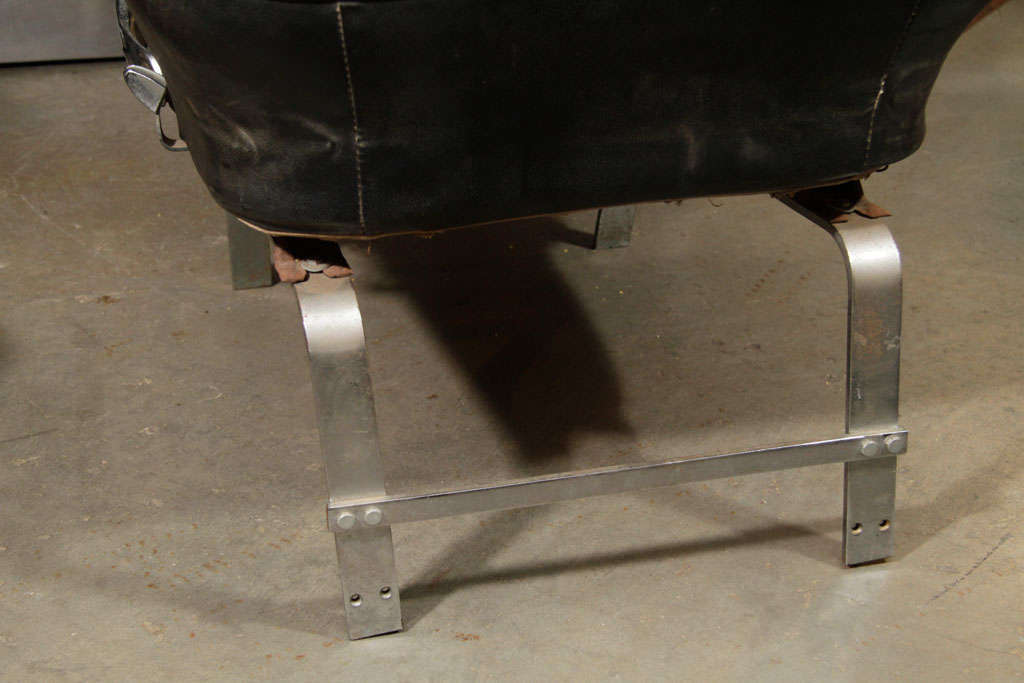 Made from a 1960's automobile. Awesome for a occasional or club chair. In the style of the Ron Arad Rover chair.