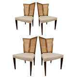 Set of 4 origami chairs (en suite with table)