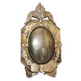 Antique Small Venetian Mirror