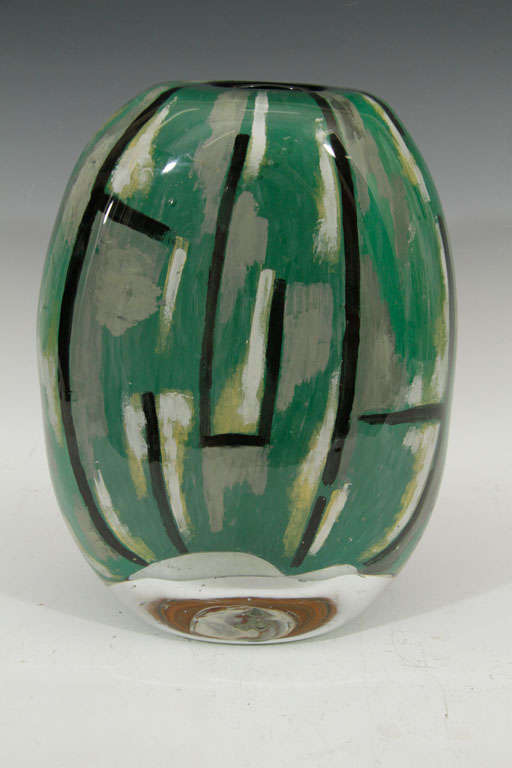 Ada Loumani L'ami Paul Vase en verre d'art 1
