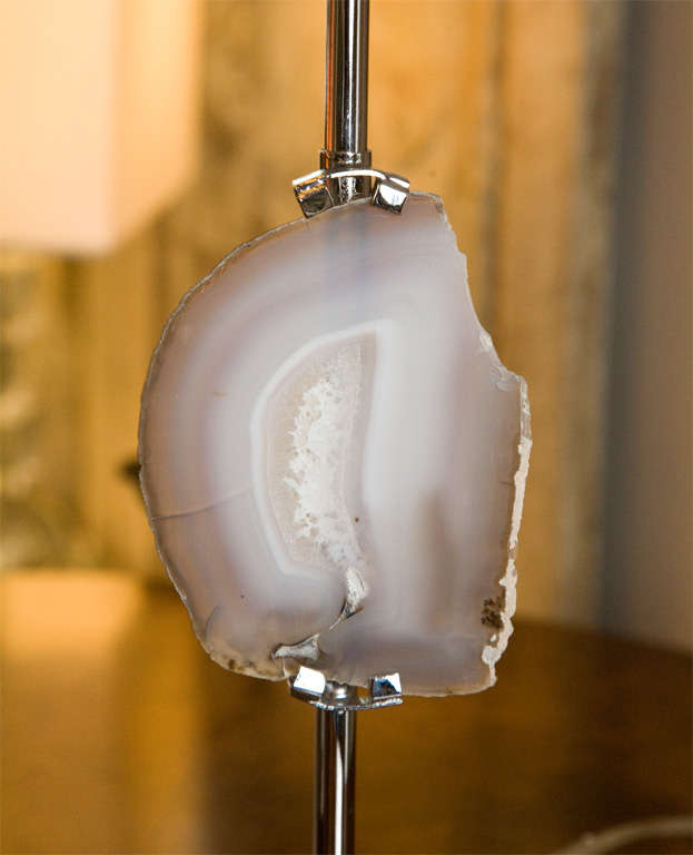 Pair of Agate lamps 2