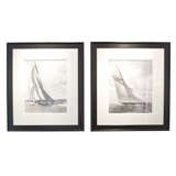 Pair of Vintage British Sailing Photographs