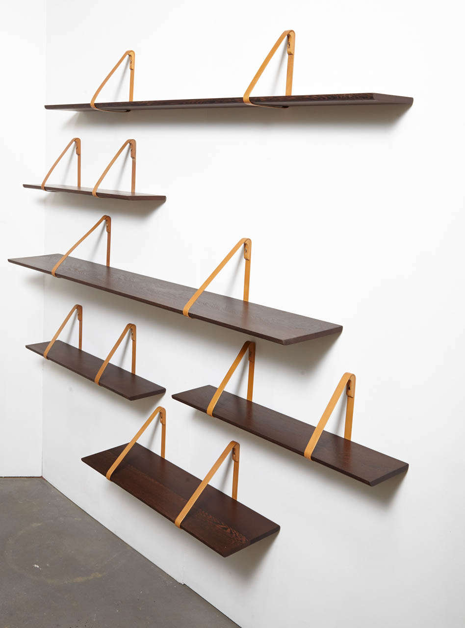 Danish Set of Six Shelves by Kai Christiansen