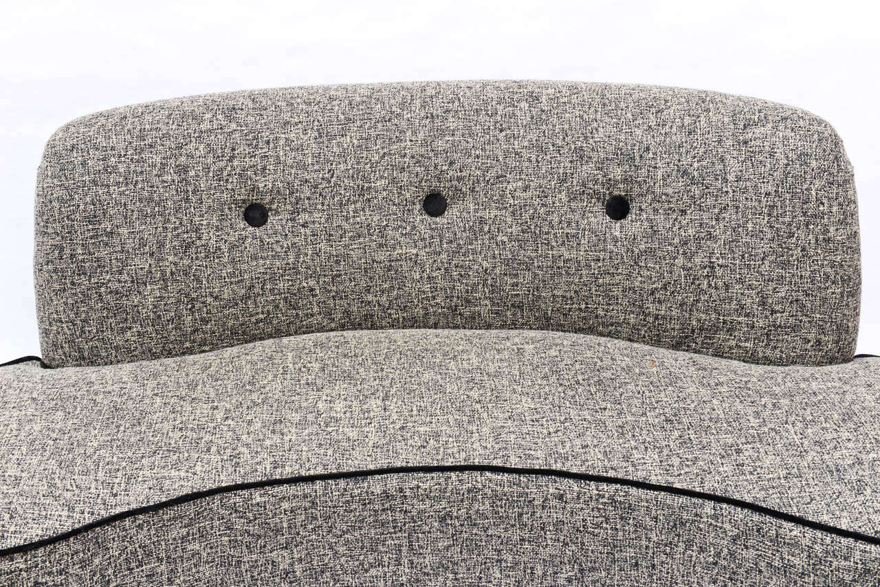 Nierenförmiges Sofa aus der Mitte des Jahrhunderts (amerikanisch)