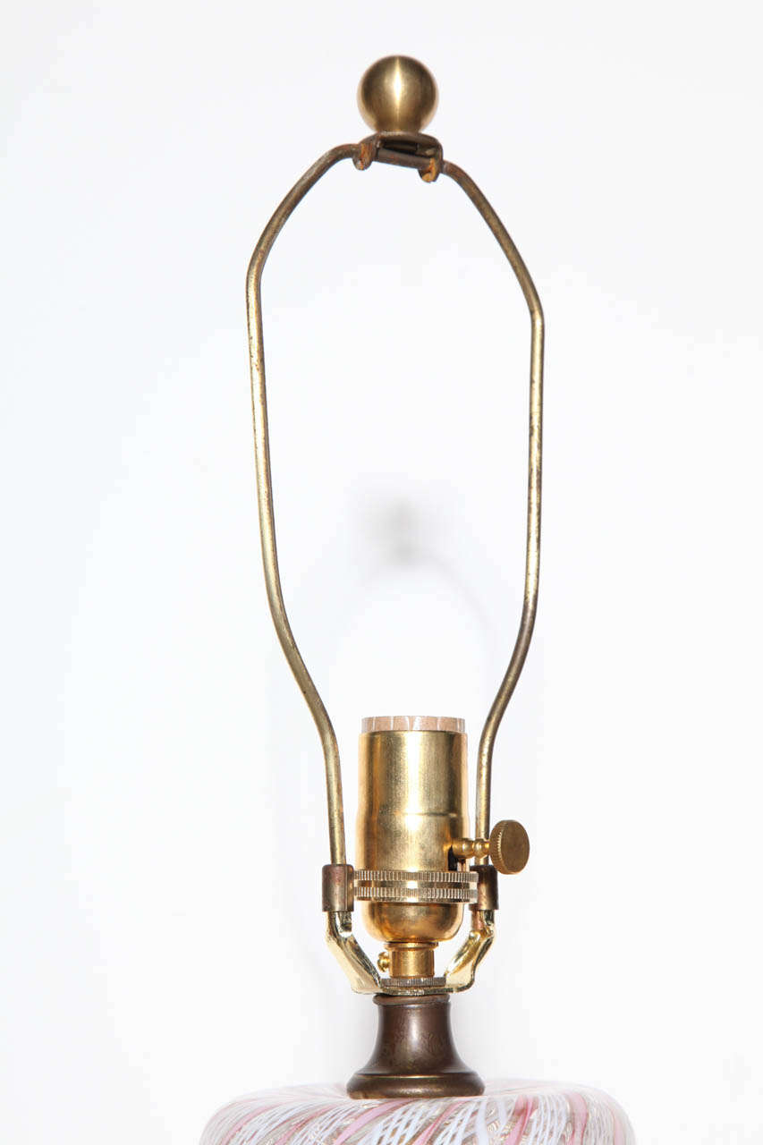 Blown Glass 1940s Dino Martens Murano Table Lamp