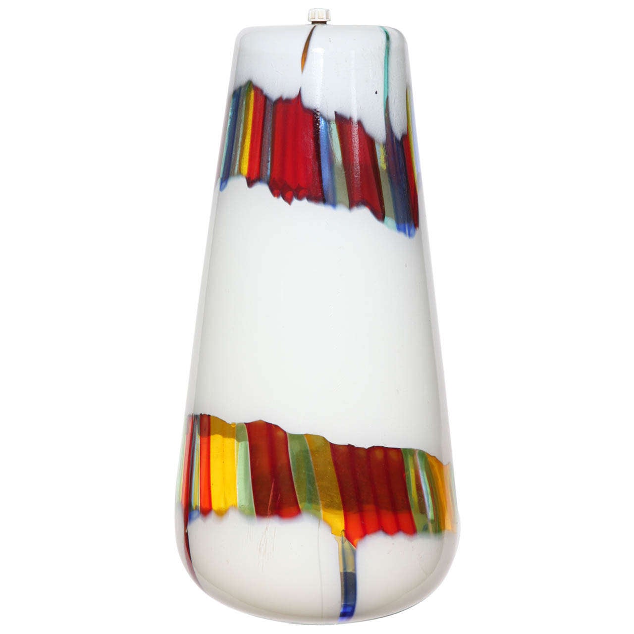Anzolo Fuga for Avem Murano "Bandiere" Flag Series Hanging Pendant, circa 1955 For Sale