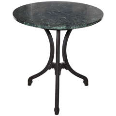 Antique Marble Cafe Table