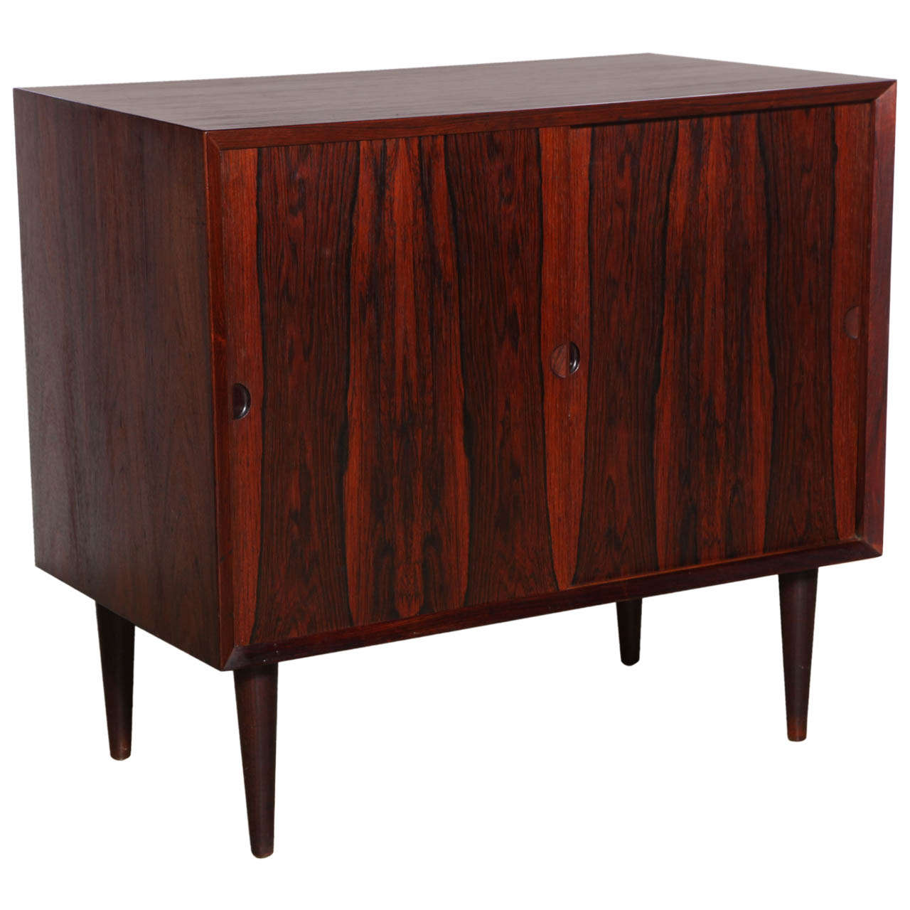 compact Poul Cadovious 2 door Rosewood Chest