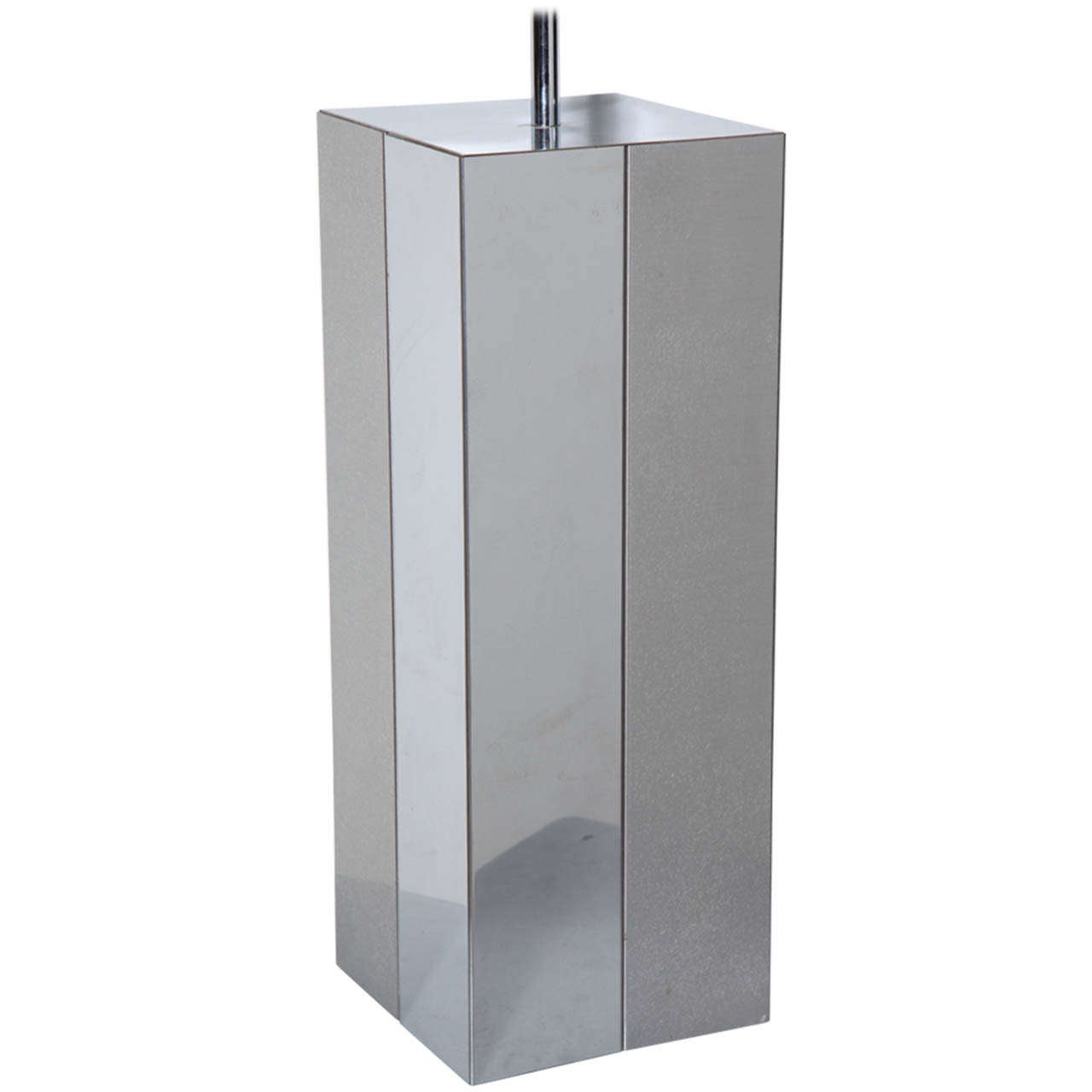 20th Century Paul Evans Brushed Aluminum and Polished Steel 