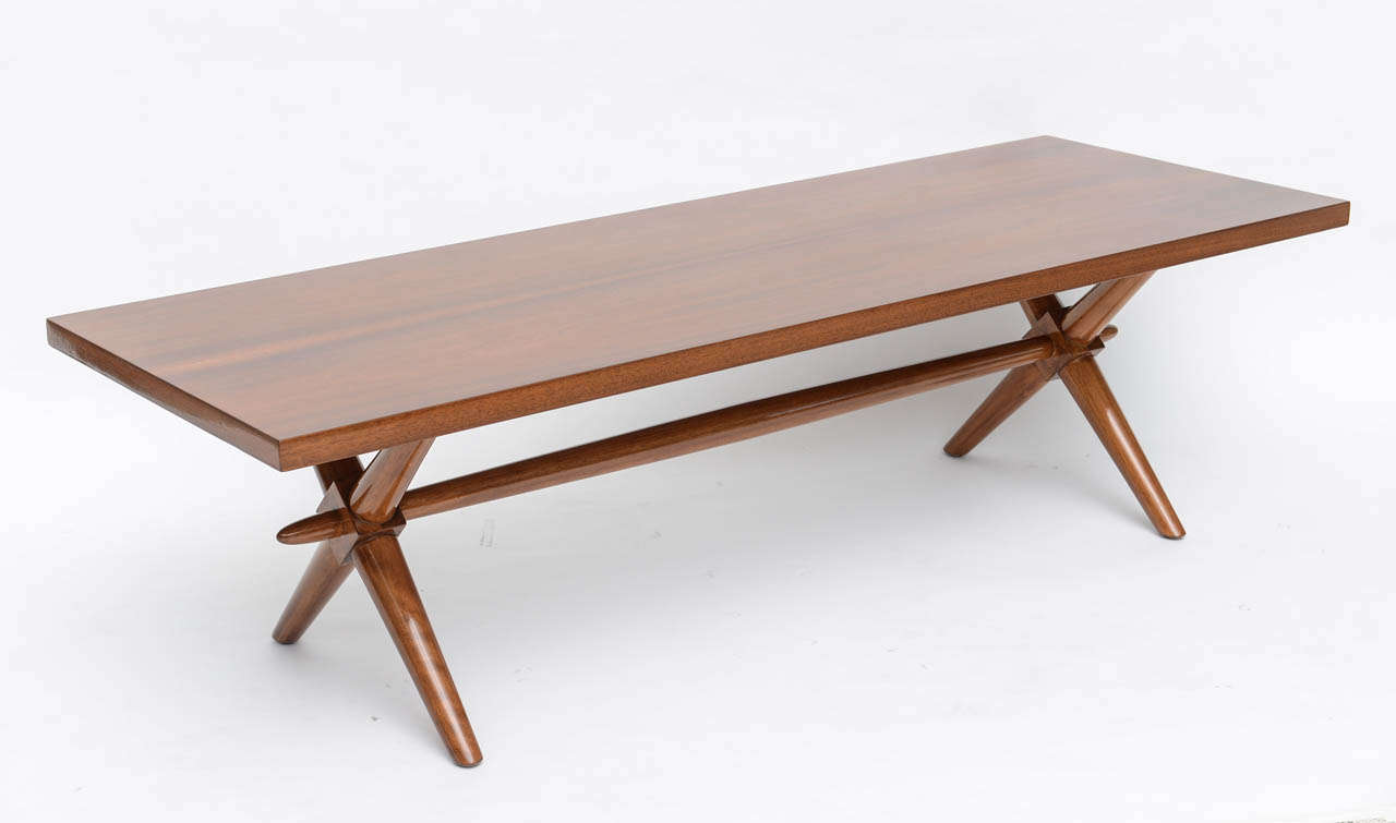 Mid-Century Modern American Modern Walnut Low Table, Robsjohn-Gibbings For Sale