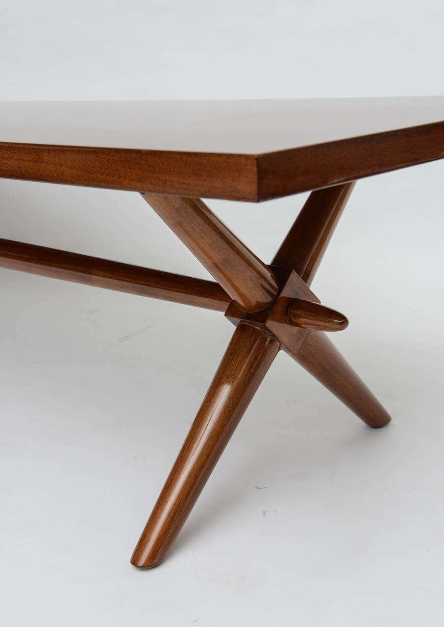 American Modern Walnut Low Table, Robsjohn-Gibbings For Sale 2