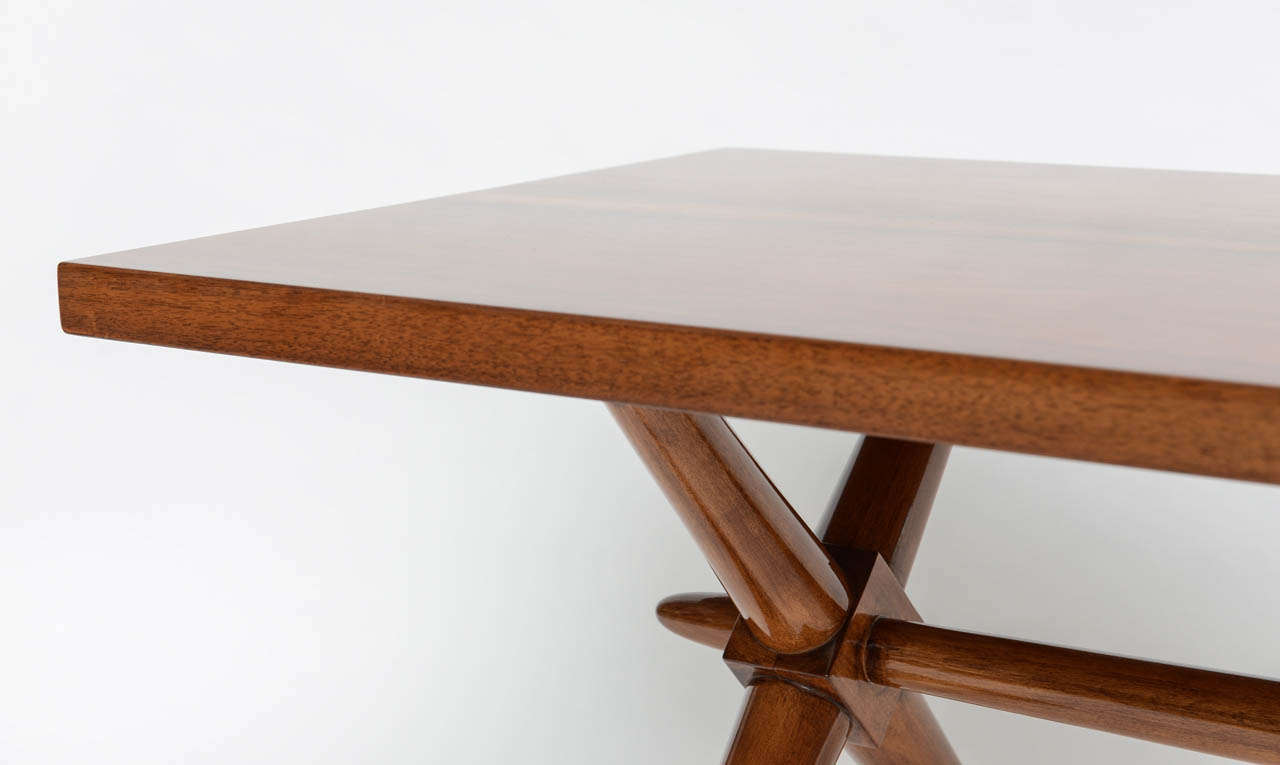 American Modern Walnut Low Table, Robsjohn-Gibbings For Sale 3