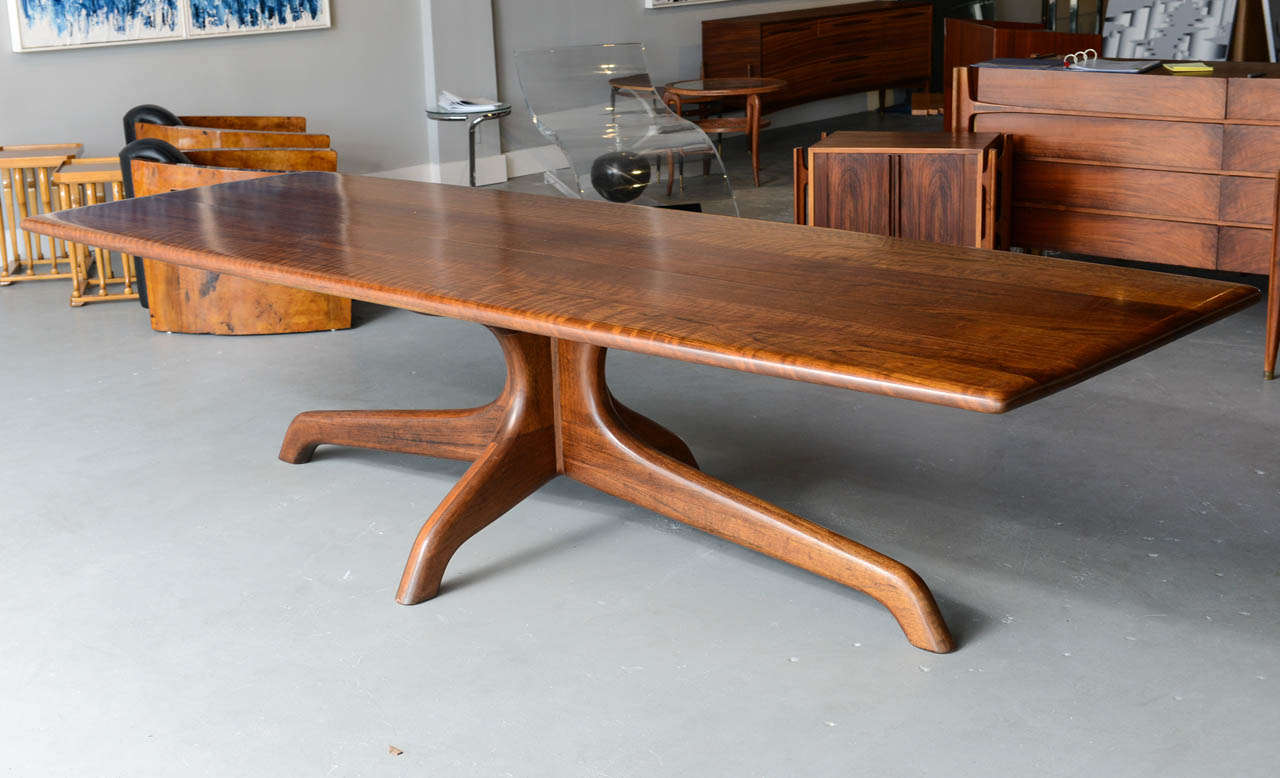 Rare and Important Sam Maloof Dining or Conference Table, USA at