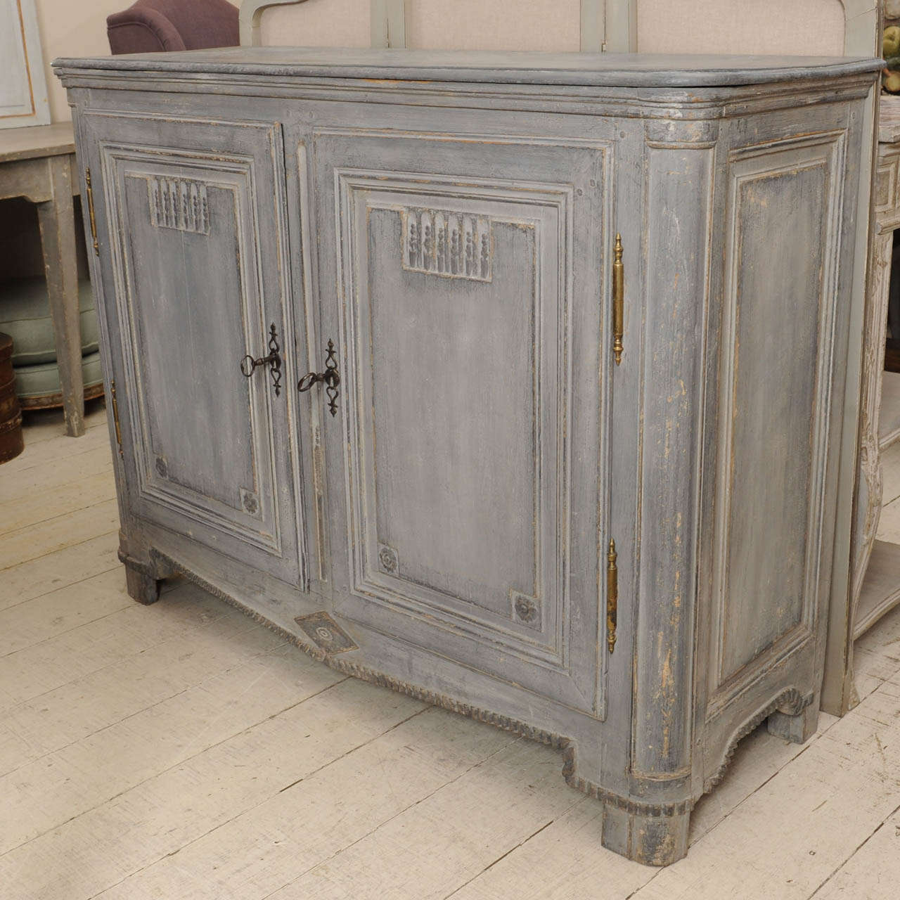 Grey Patinated French Buffet