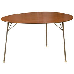 Egg Table by Arne Jacobsen, 1950's Fritz Hansen Production **Saturday Sale**