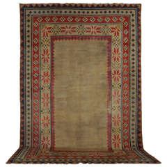 Rare Room Size Antique Tibetan Carpet 4