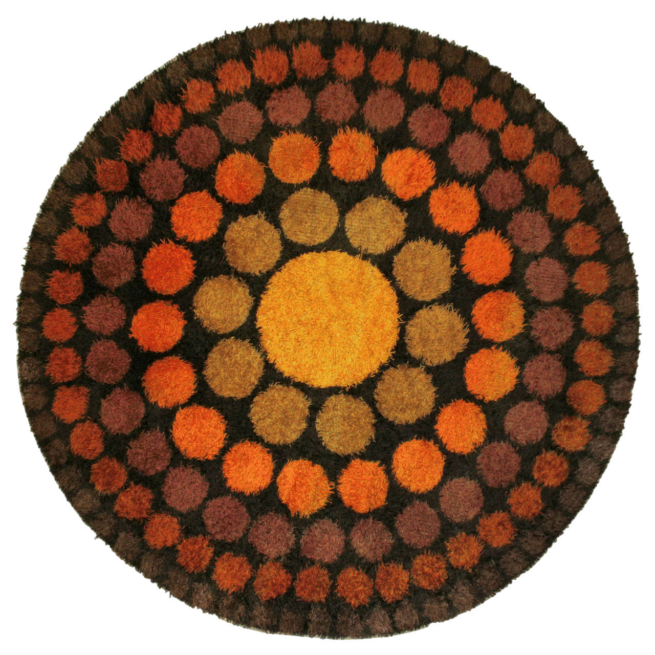 Roulette rug, 1965, offered by Alberto Levi Gallery